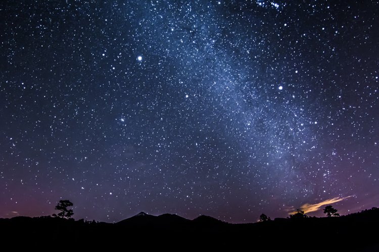 Звездное небо на Канарских островах