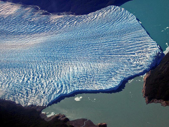 Язык ледника Перито-Морено.
