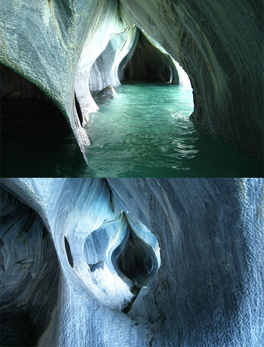 Изменение уровня воды в пещерах Мраморного собора.
