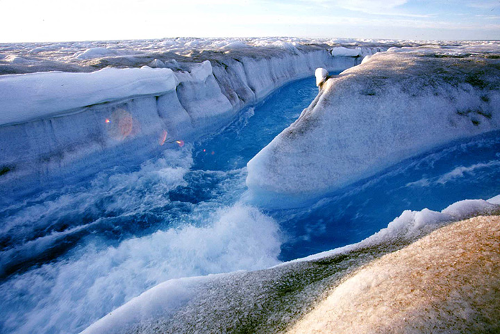 Ледяной каньон. Слияние рек