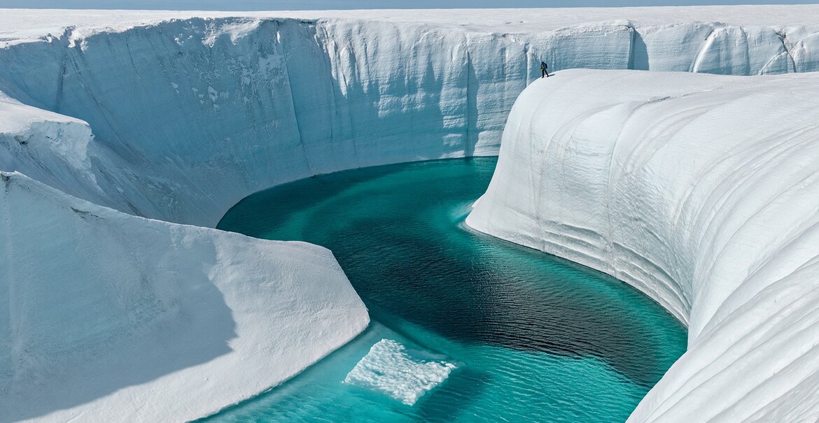 Ледяной Каньон в Гренландии