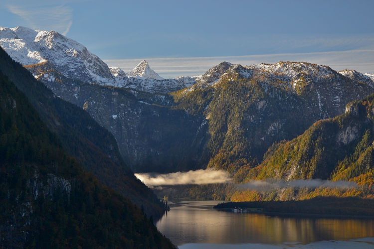 Озеро Кёнигсзе и облака