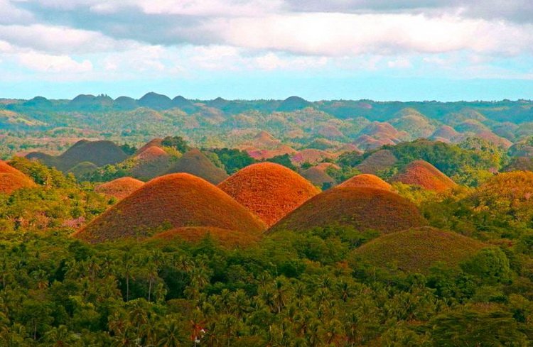 Шоколадные холмы. Филиппины