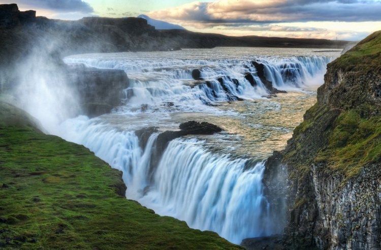 водопад Гюдльфосс. Исландия