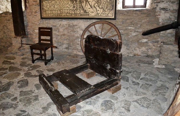 Камера пыток в замке Марксбург