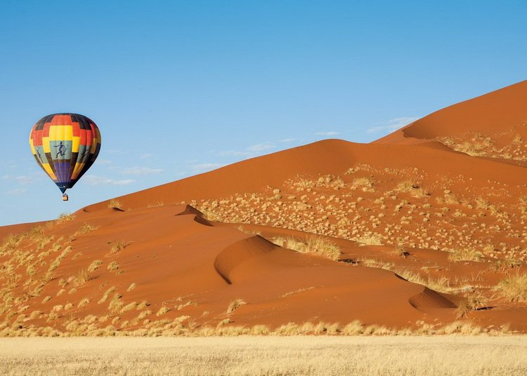 Прогулка на воздушном шаре над пустыней Намиб