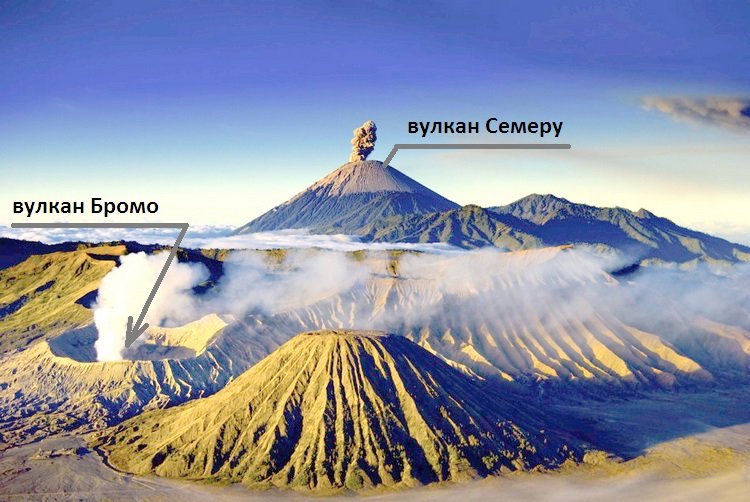 Вулкан Бромо и Семеру. Индонезия