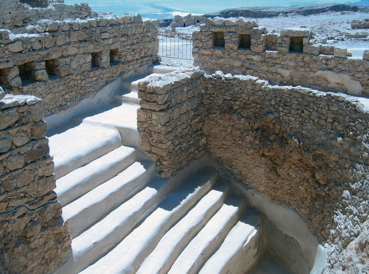 Крепость Масада - остатки древней крепости