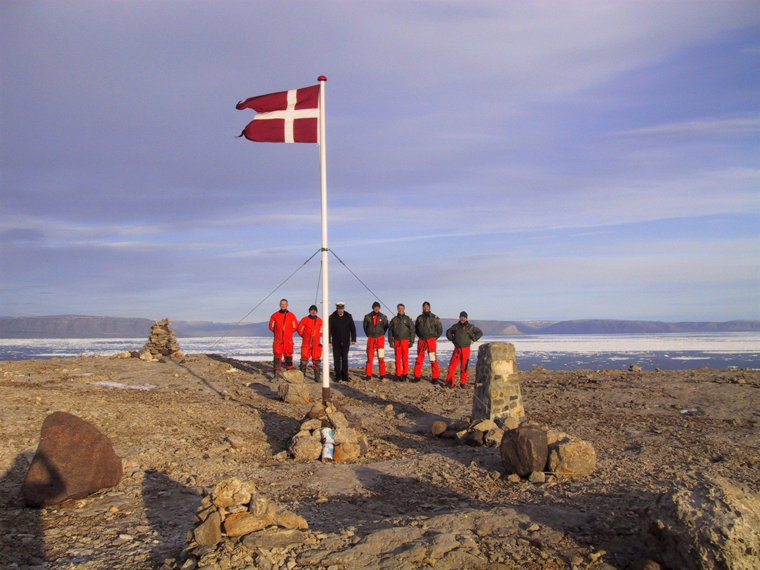 Остров Ганса и датские военные