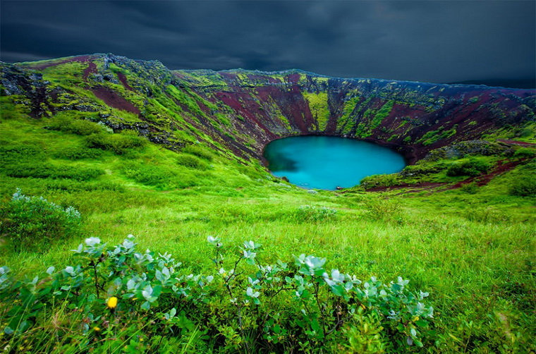 Озеро Керид. Исландия