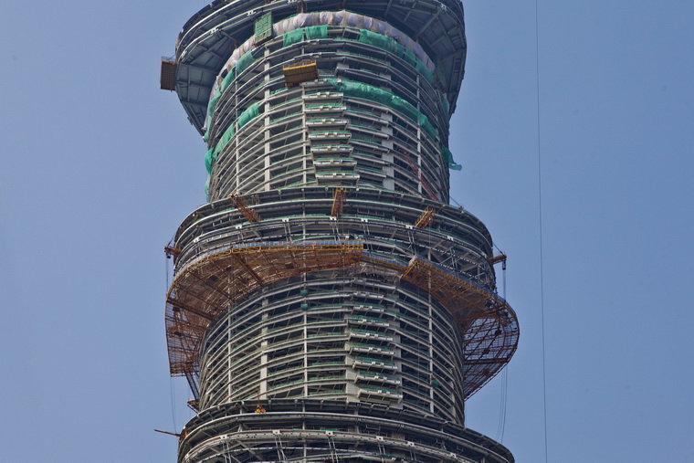Процесс строительства Шанхайской Башни