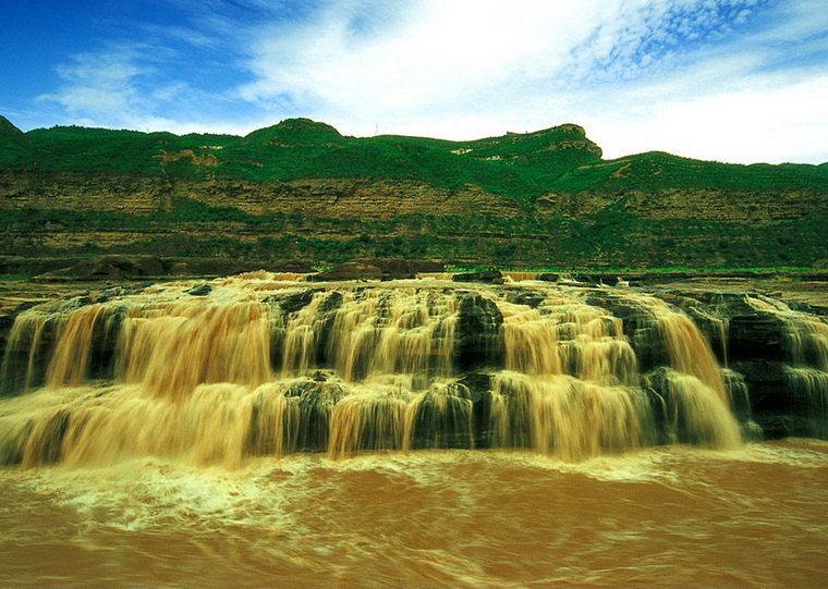 Водопад Хукоу в Китае