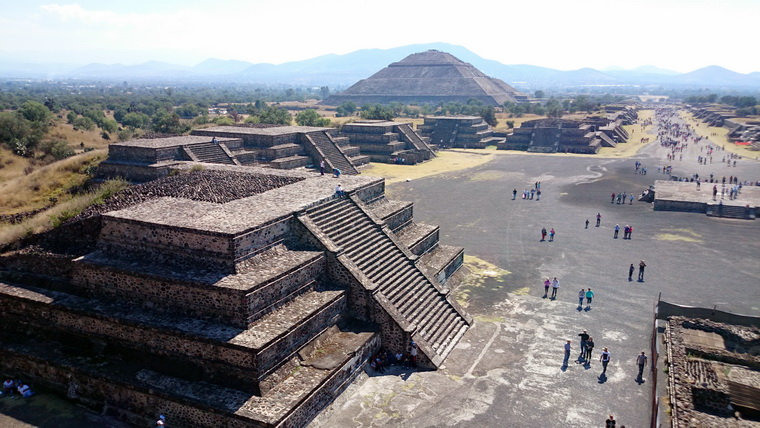 Теотиуакан -пирамиды в Мексике