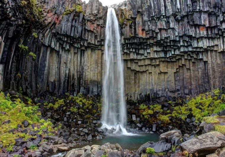 Водопад Свартифосс. Исландия