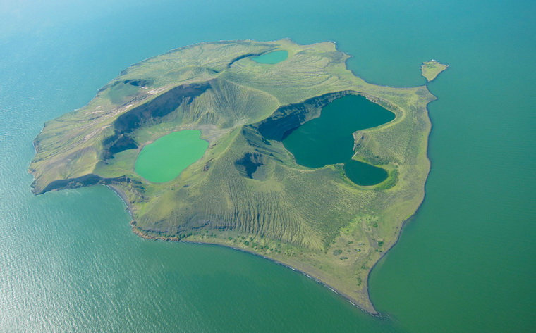 Озеро Туркана. Центральный остров