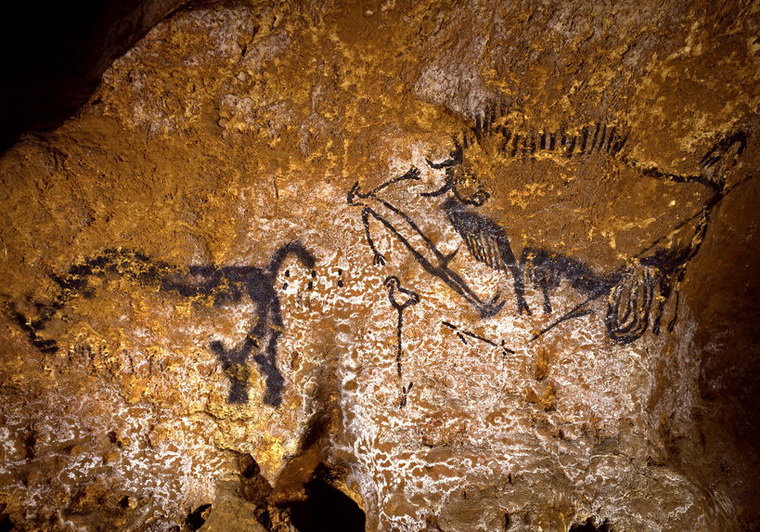 загадочный рисунок в пещере Ласко 