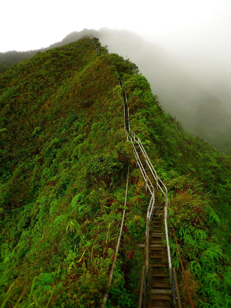Лестница Хайку на Гавайях