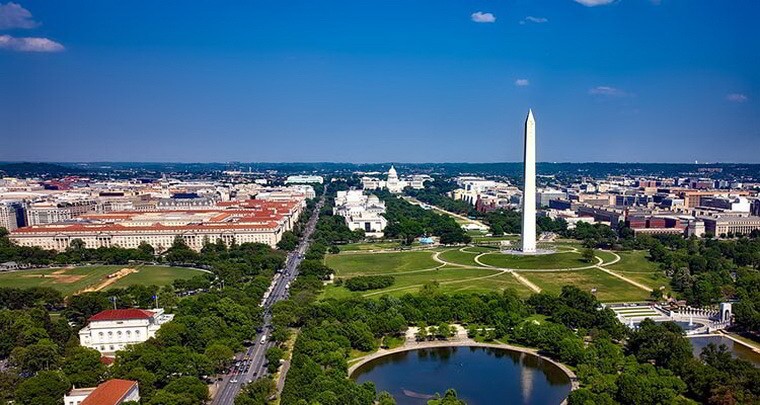 Монумента Вашингтона - самое высокое здание в столице США