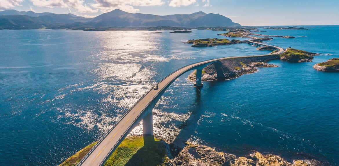 Атлантическая дорога в Норвегии