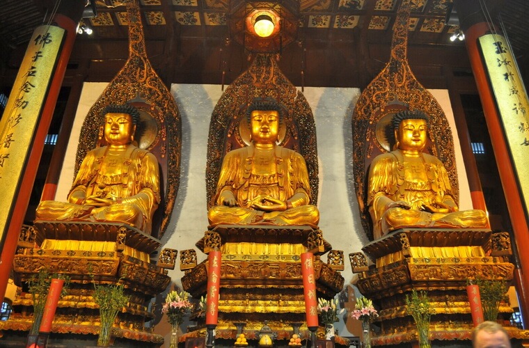 3 золотых Будды
