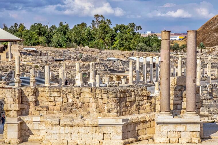 Бейт Шеан - древний римский город в Израиле