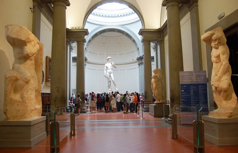 Давид Микеланджело в Галерее искусств Флоренции