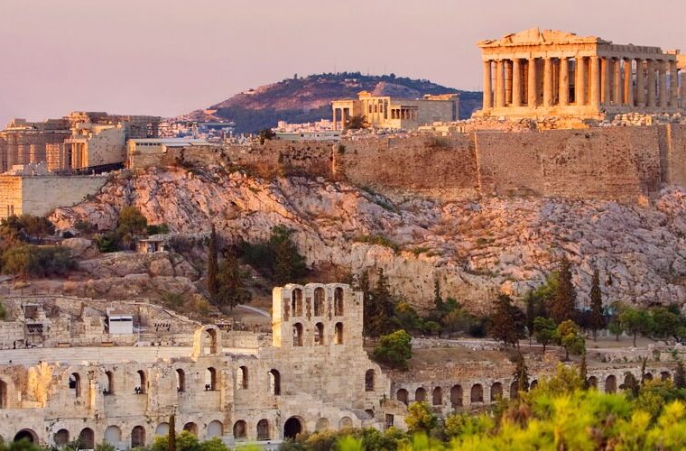 Акрополь в Афинах. Греция
