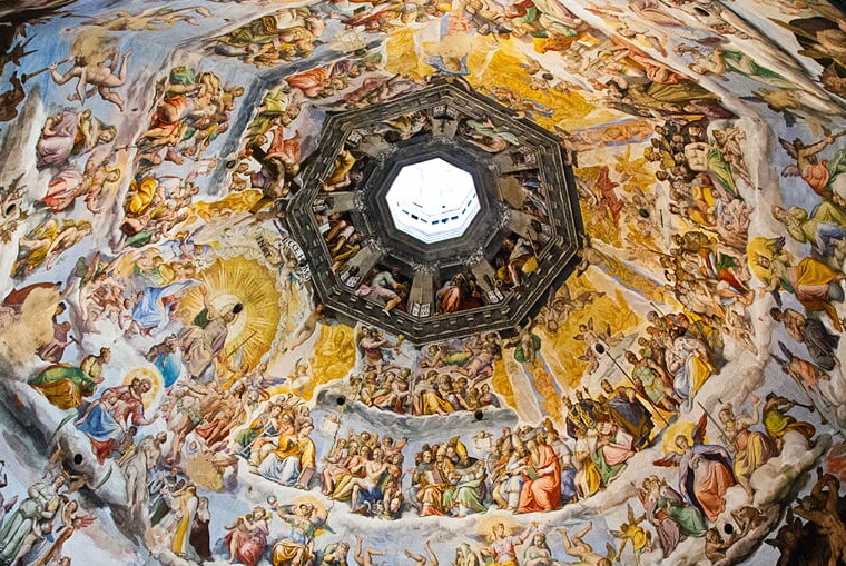 Санта-Мария-дель-Фьоре фреска "Страшный суд"