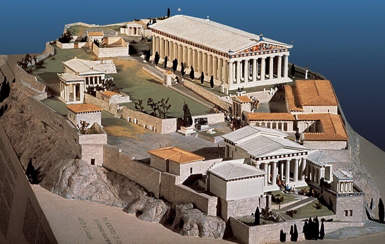 Акрополь, реконструкция