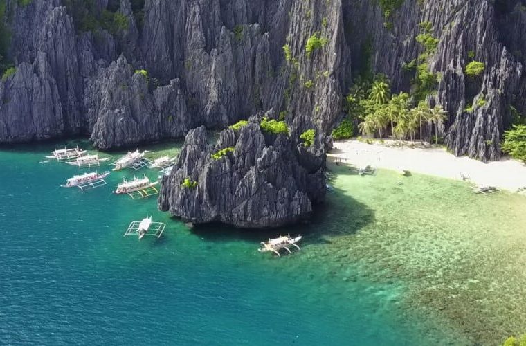 Секретная бухта острова Минилок на Филиппинах