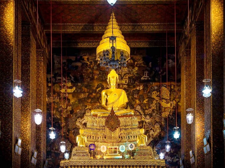 Вторая статуя Будды в Ват Пхо