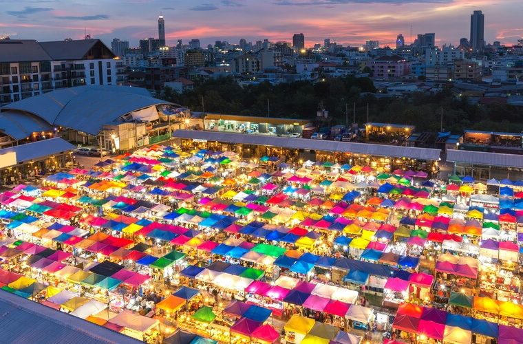 Рынок Чатучак. Бангкоке