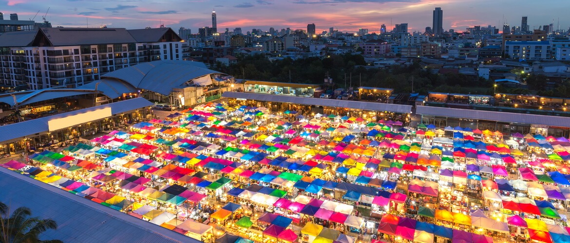 Рынок Чатучак. Бангкоке